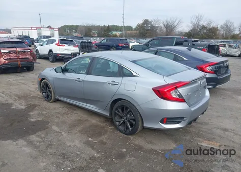 2020 Honda Civic Sport z USA, uszkodzony, nr VIN 2HGFC2F89LH557839